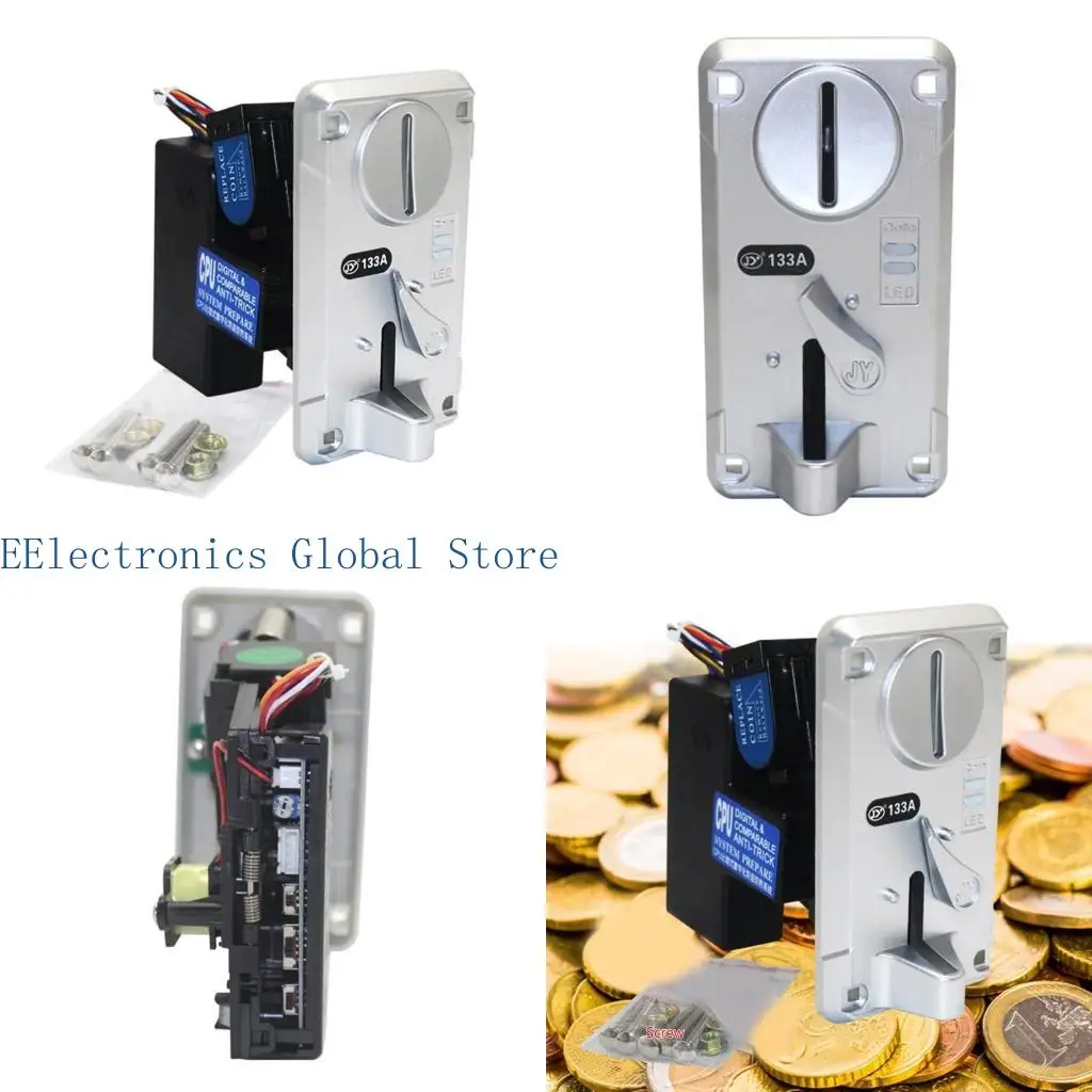 462b-マルチコインアクセプターコインプッシャーメモリ自動販売機アーケードゲームチケット用