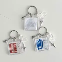 Handmade wave to earth beaded keychain star fairy core keychain