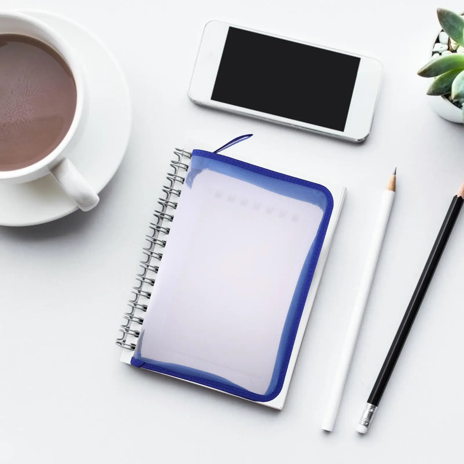 

Zipper File Document Storage Pouch Document Storage Bag Portable Office Folder Small Light Practical Design Use