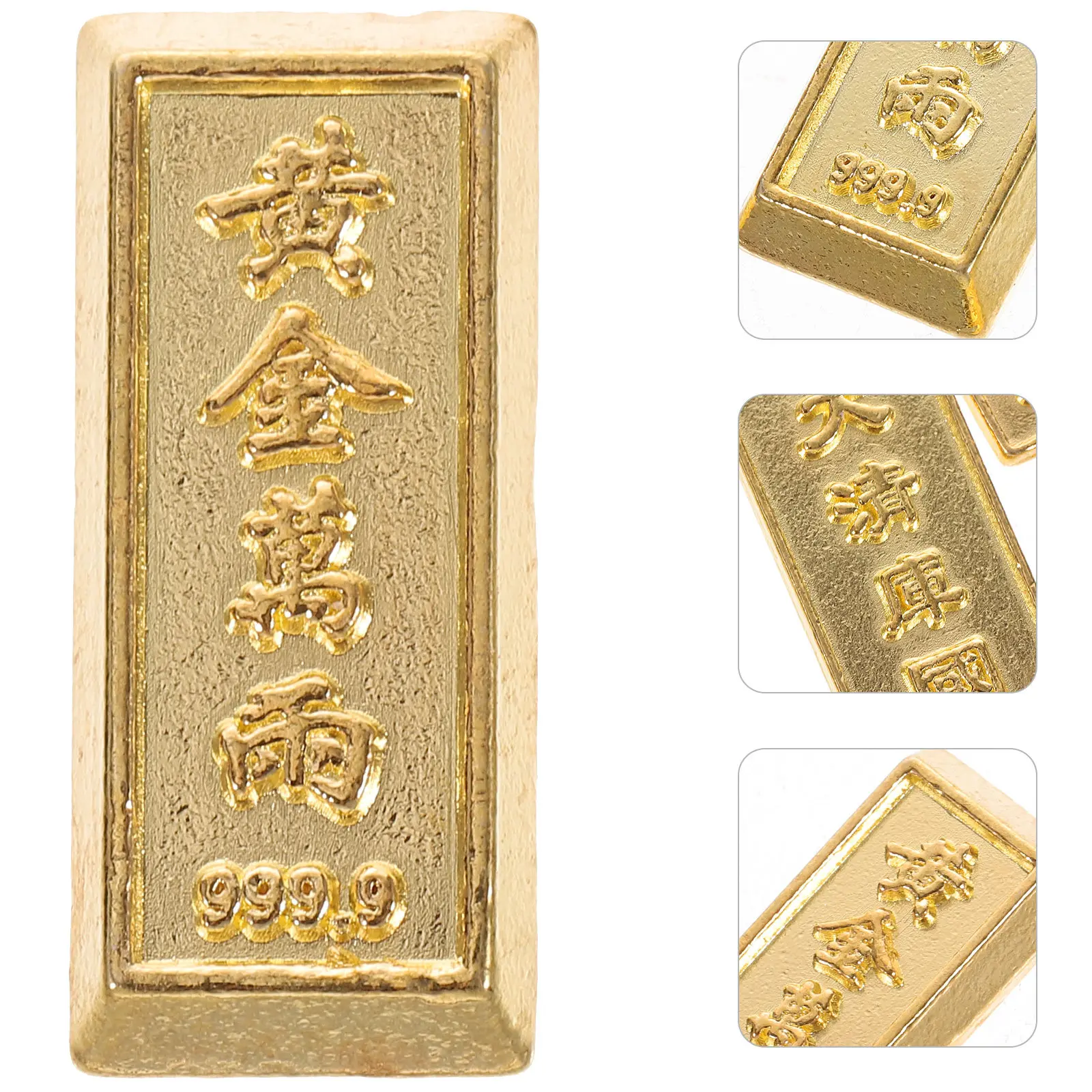 mini dollhouse accessories mini fake gold brick miniature fake gold brick mini simulation gold brick