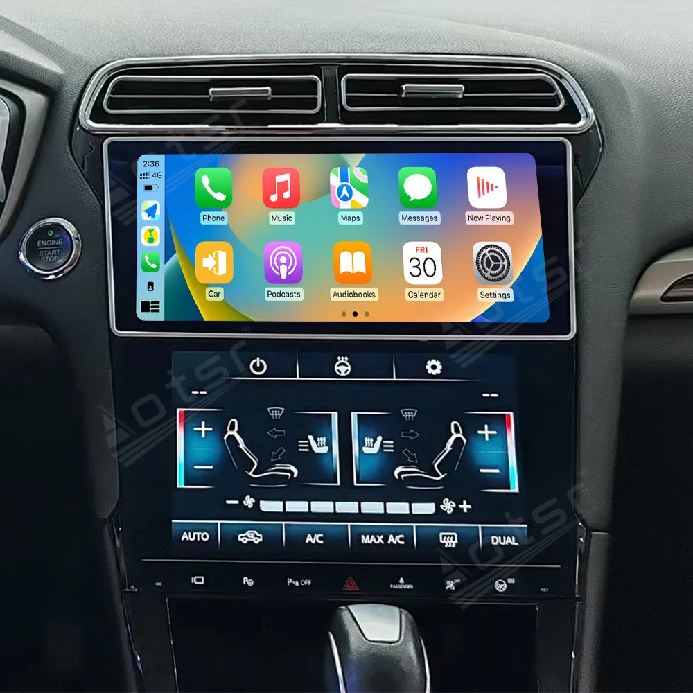 10.33''+9'' Navigasi 8 inti Carplay Untuk Ford Mondeo 2014-2019 Pemutar Multimedia Android13 Auto GPS Navi Nirkabel Head