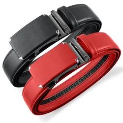 Leather Men's Waistband Fashion Business Pants Decorative Girdle Luxury Design High Quality Automatic Buckle Belt for Men