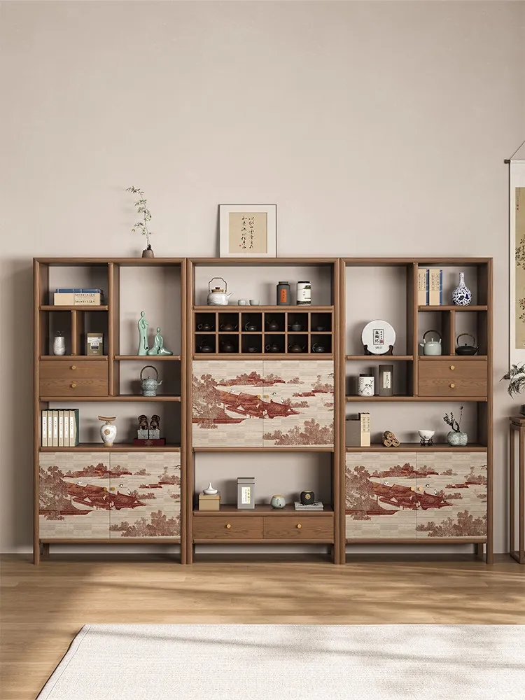 LMM Innovative Pure Solid Wood Seiko Craftsman Bogu Frame High-end Atmospheric Texture