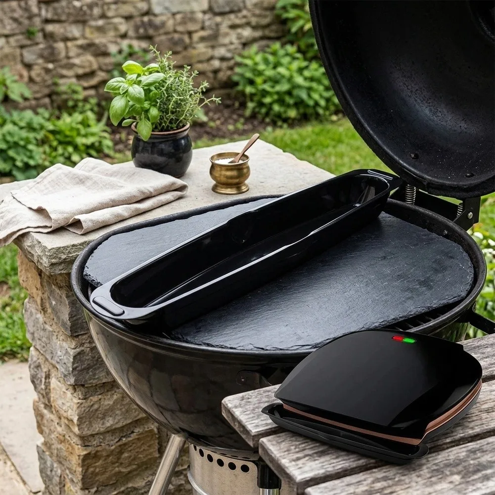 Grill Grease Tray Made for Broad Compatibility with Standard BBQ Models to Support Safe and Organized Grilling Practices