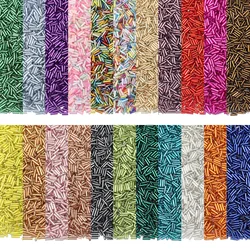 10g/pack 2mm Charm Czech Glass Beads Cylindrical Tube Shape Spacer Seed Beads For Jewelry Making DIY Earring Necklace Accessory