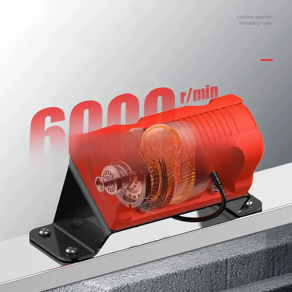 Machine with Battery 150cm 48V Electric Concrete Polisher Level Floor Vibration Ruler Mortar Vibrator Screed Concrete Leveling