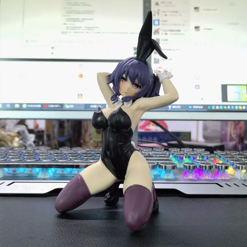 

Cute Anime Girl Sakura Island Rabbit Girl Maai Model Desktop Toy Decoration Lovely Domestic Computer Case Action Figure Gift Toy