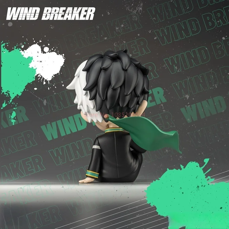 

Genuine Wind Breaker Anime Figure Haruka Sakura Model Desktop Ornament 12cm Sitting Posture Toys Peripherals Birthday Gift