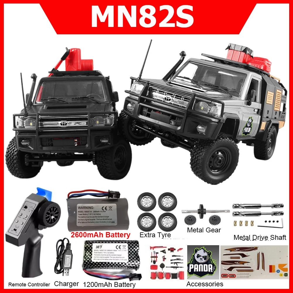 

MN82 MN82PRO MN82S RC Crawler 1/12 4WD RC Truck Off-road 2.4G Remote Control Car Climbing LED Light RC Car Smart JJRC Toy