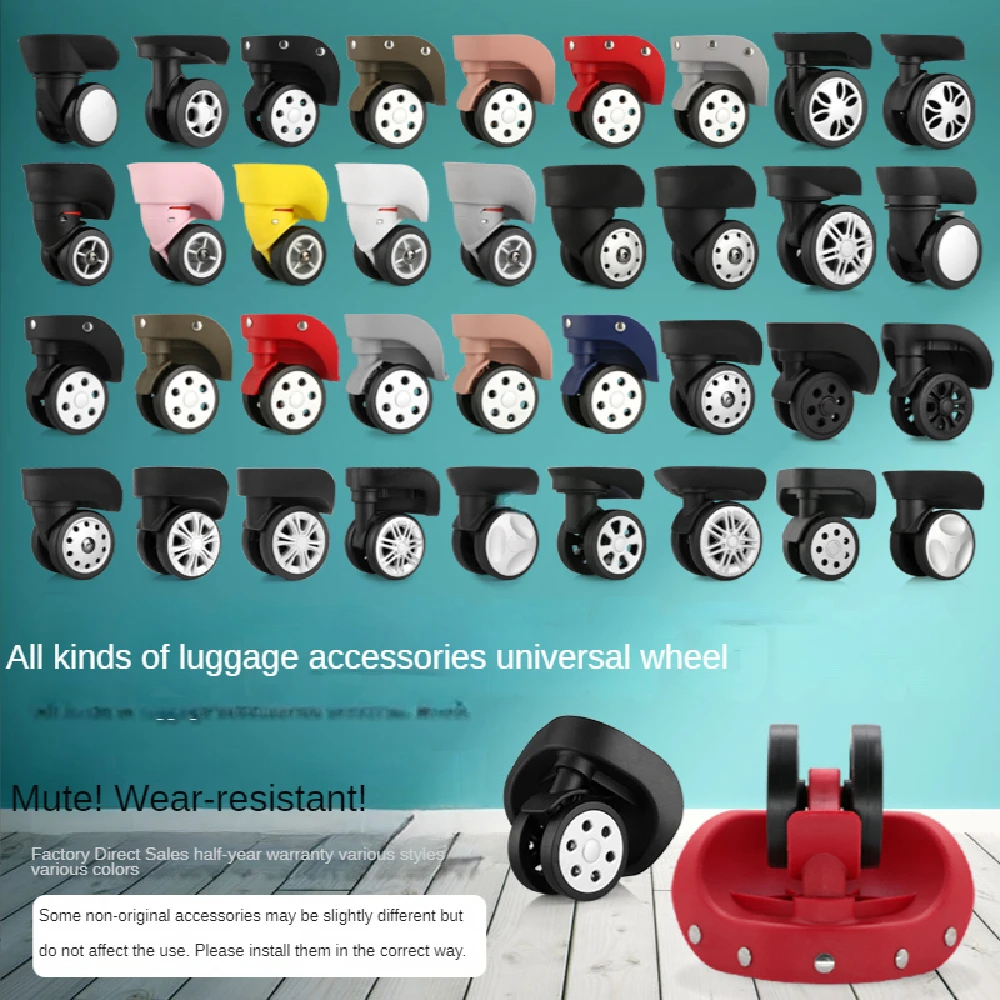 Suitcase wheel accessories universal wheel repair POLO trolley case suitcase leather luggage wheel