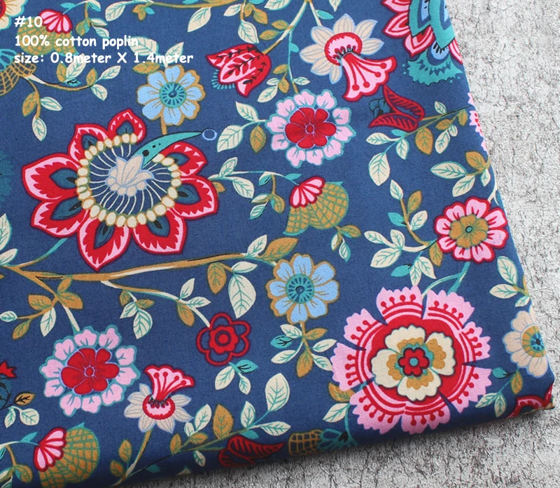 Number-5 SUPER DEALS!! BY PIECE Printed Cotton Poplin Fabric Patchwork view 3