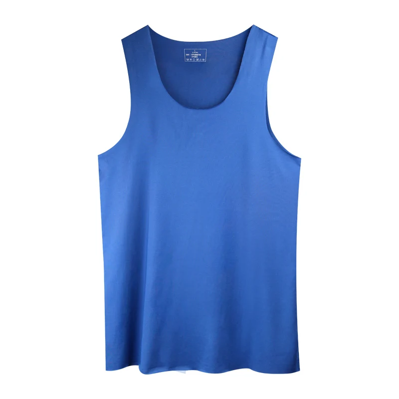 Men's Vest, Ice Silk, Seamless, Fitness, Summer, Slim Fit, Tight-Fitting, Breathable Underwear, Youth Sports, Sleeveless Undershirt image 6