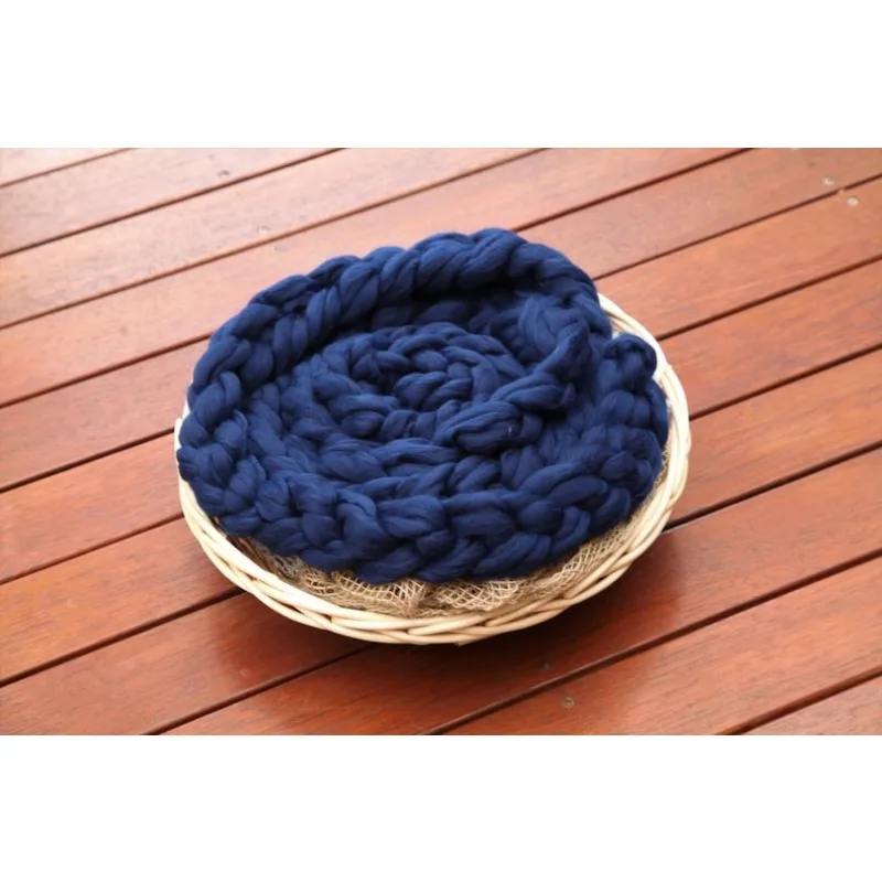 

Мериносовая шерстяная ровинговая коса - реквизит для фотосъемки новорожденных, мягкий наполнитель для корзины представляálálál성아 деликат рабочие физиологические услуги