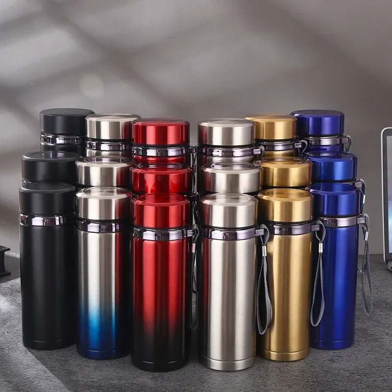 1L Thermal Water Bottle Keep Cold and Hot Water Bottle Thermos for Tea Coffee Vacuum Flasks 304 Stainless Steel Thermos Bottle