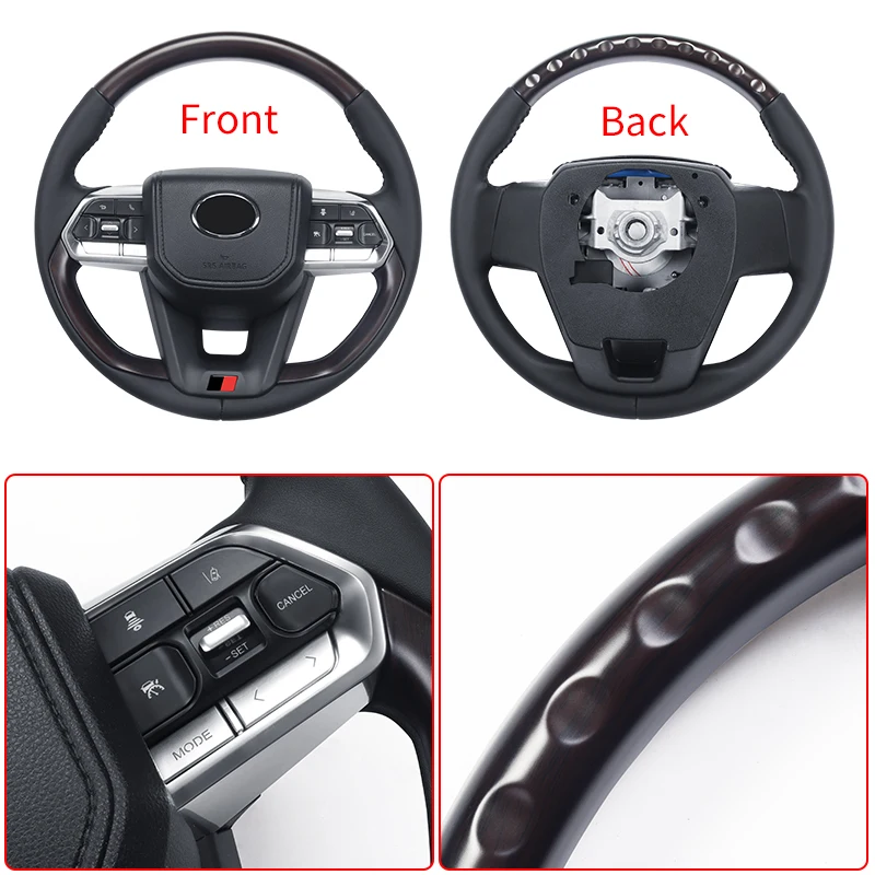 For Toyota Land Cruiser 200 2008-2021 upgraded LC300 2022 2023 Steering Wheel Assembly LC200 Interior Modification Accessories