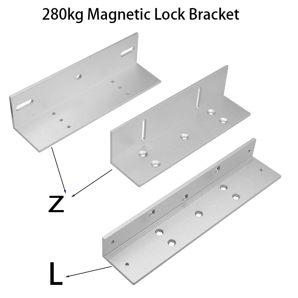 ZL Bracket Support For 180kg 280kg Electric Magnetic Door Lock ZL Bracket Holder Magnetic Lock Bracket
