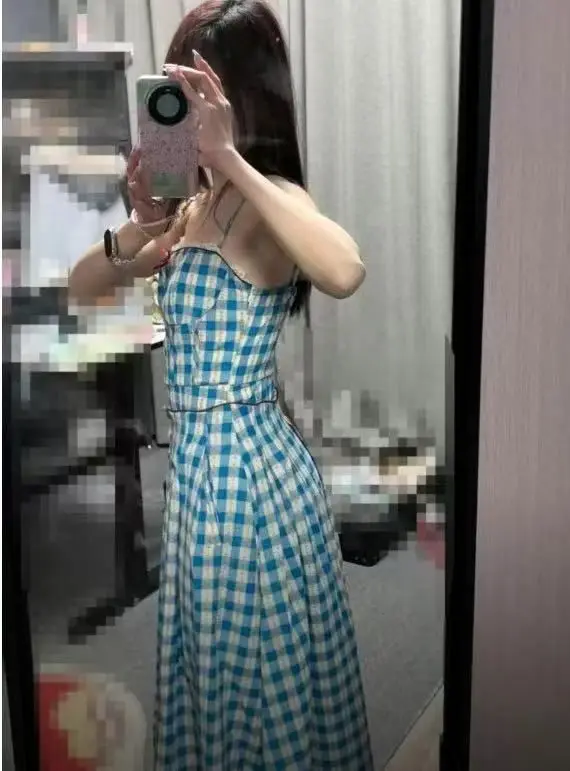 Vestidos sin mangas para mujer, novedad de primavera, gasa, lunares, círculo, estampado con estampado gráfico, patrones coloridos de neón para ir al trabajo Y2K