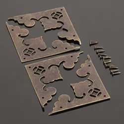4pcs Decorative Corner Protectors 58mm Decorative Feet Leg Corner Protector Cover for Furniture Corner Bracket