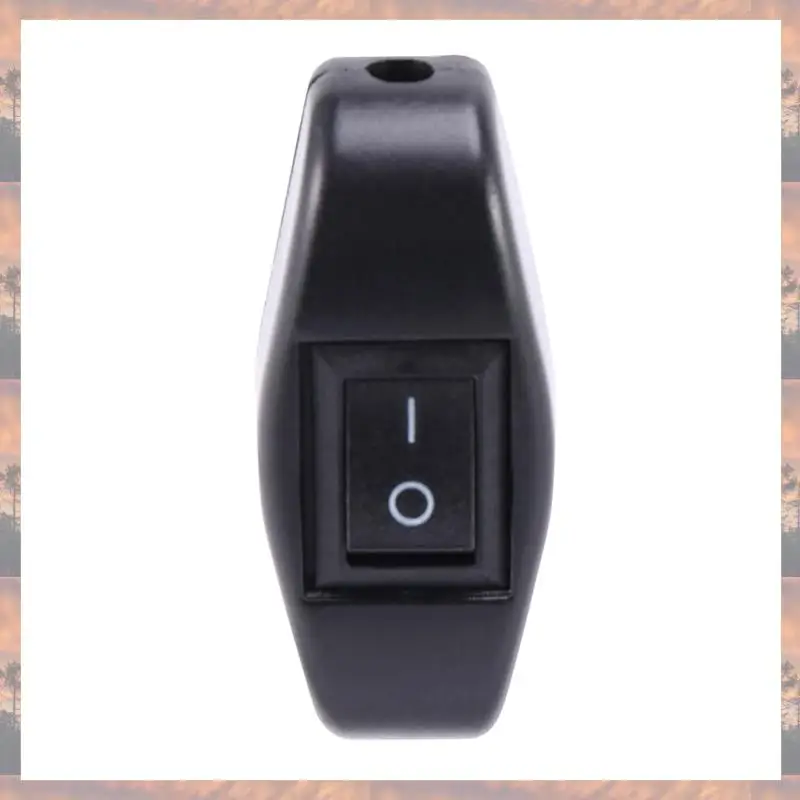 2025 Trend 8X dormitorio negro botón de encendido y apagado interruptor en línea 6A/250VAC 10A/125VAC