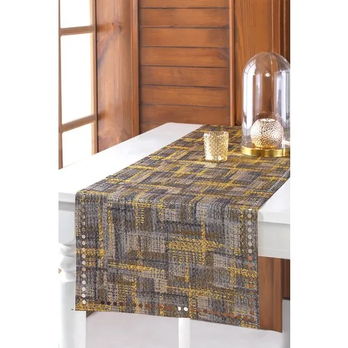 Özenev Yellow Runner American Service Table Cloth 40 X140 cm Patio-01