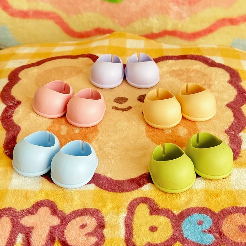 

Mini Plush Doll Accessories for 20cm Cotton Idol Dolls Rubber Princess Shoes Toy Fans Kids Birthday Collections Gift
