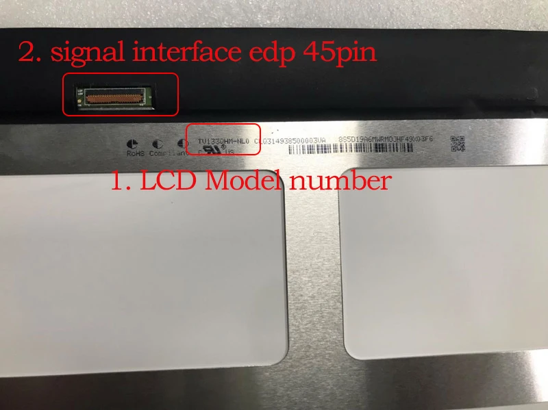 LCD adapter board edp 45pin 0.3mm For TV133QHM-NL0 2560*1440@60hz EDP cable adapter plate DIY Modify external monitor