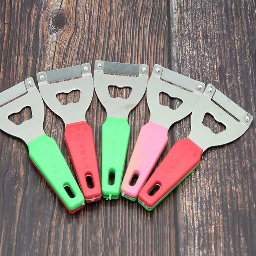 

1pc Stainless Steel Sugarcane Peeler Multi-Functional Fruit Vegetable Peeler Kitchen Gadget Home Use Ergonomic Handle Compact
