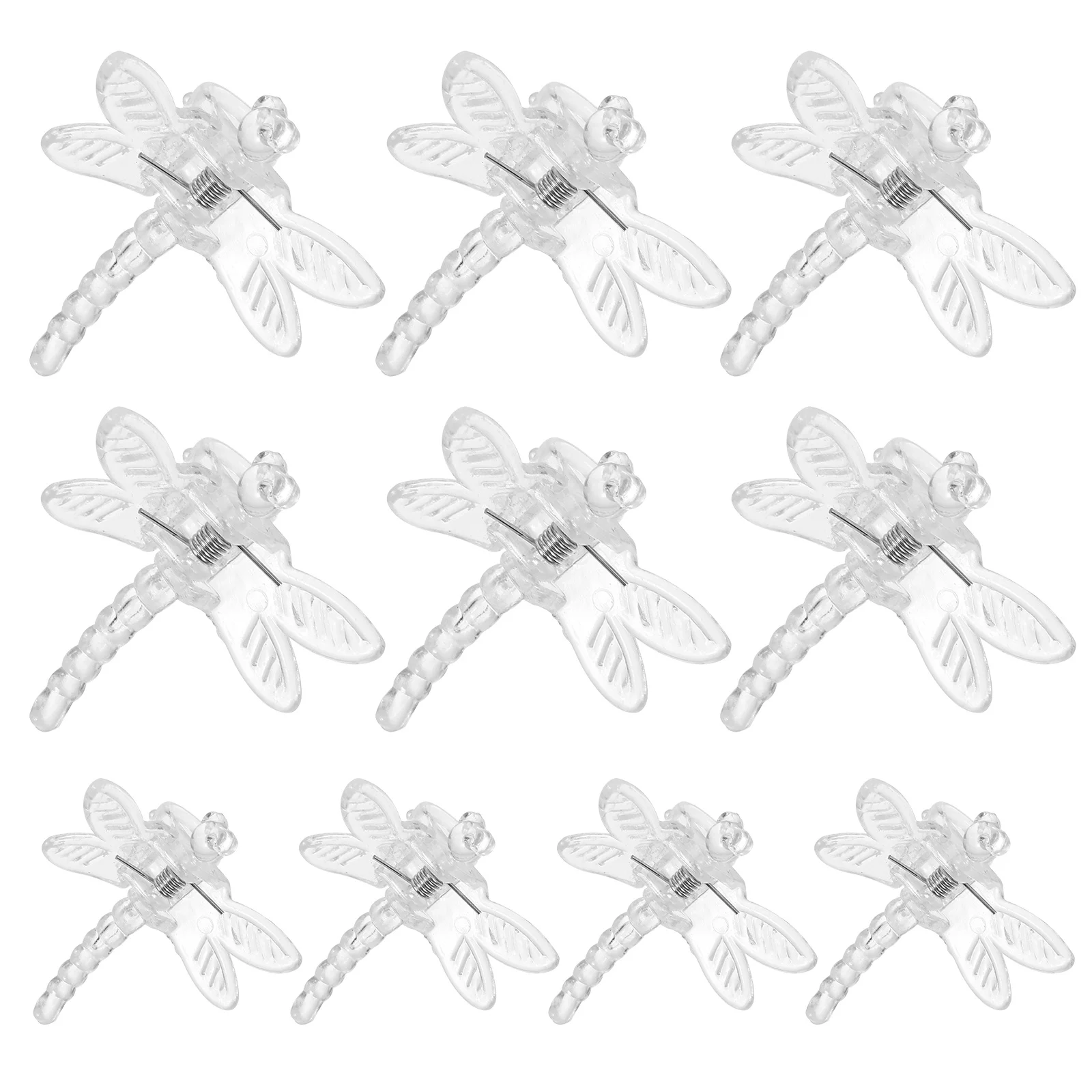 10 قطعة مقاطع الأوركيد واضح نبات صغير الجذعية دعم مقاطع لنباتات الحديقة لا ضرر تثبيت سريع الكرمة الخضروات الطماطم الفاصوليا