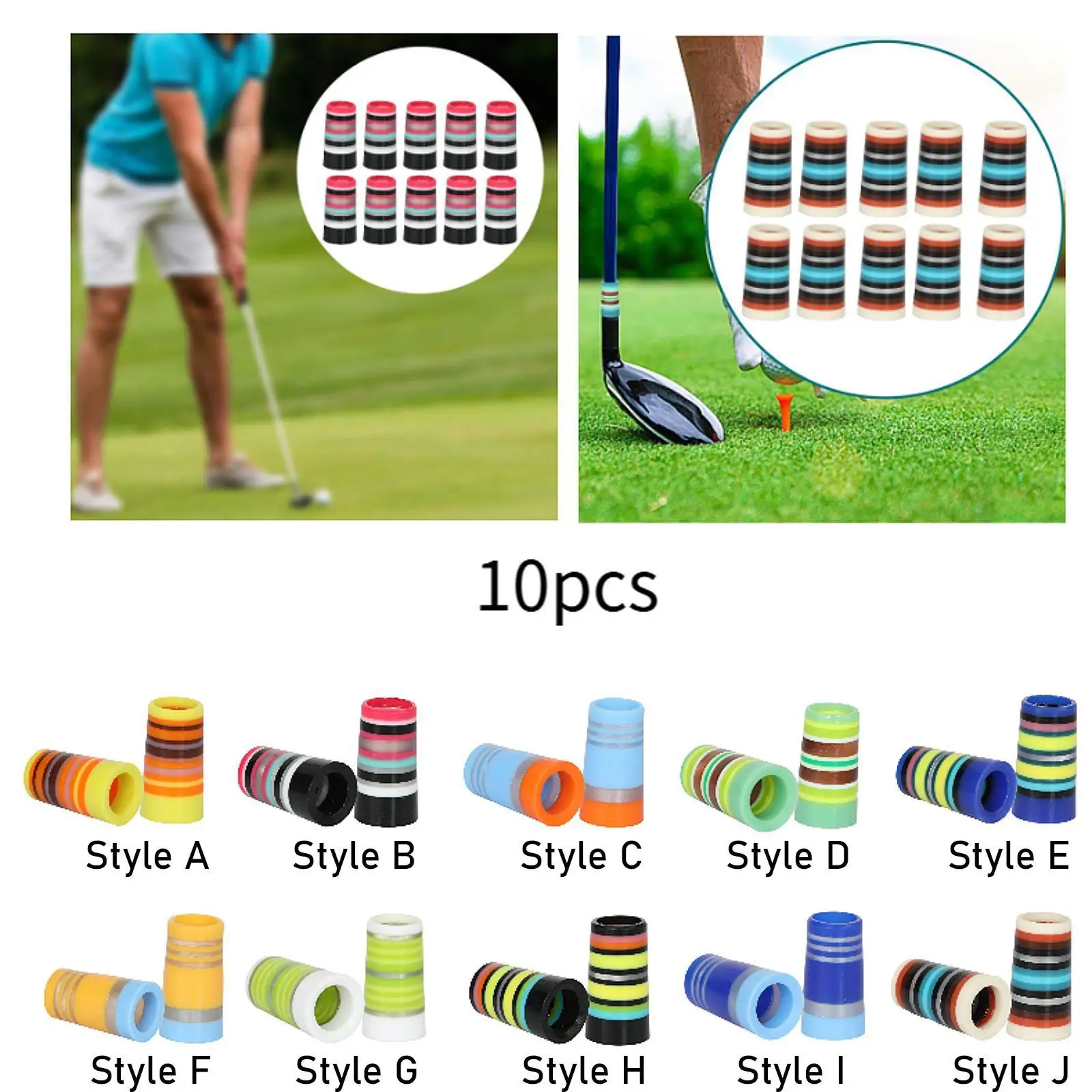 

10 чехлов для гольф-клюшек размером .370, премиум-класса, для мужчин и женщин-гольфистов.