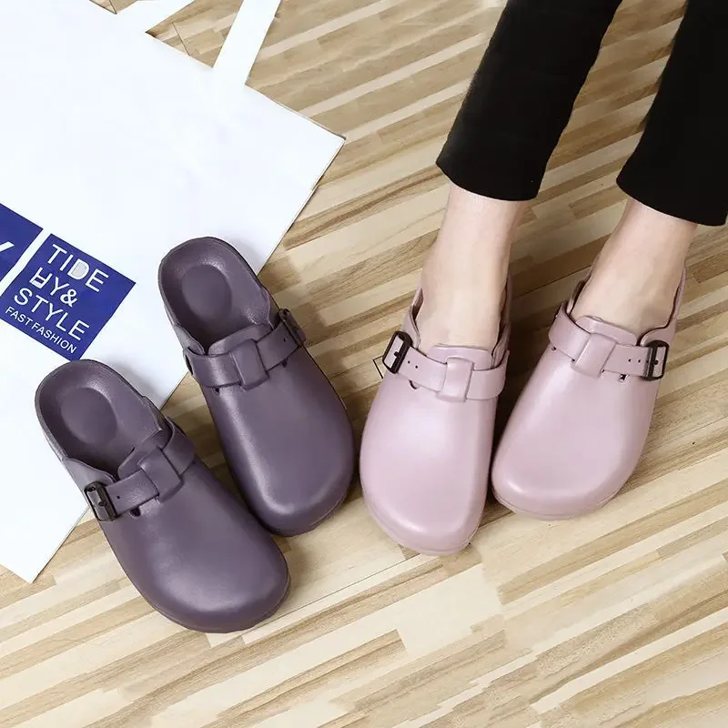 Whtie Medical Slipper Hospital Surgical Women Doctor Medical Shoes SPA Beauty Salon Shoes EVA Non-Slip Dentist Nurse Clogs