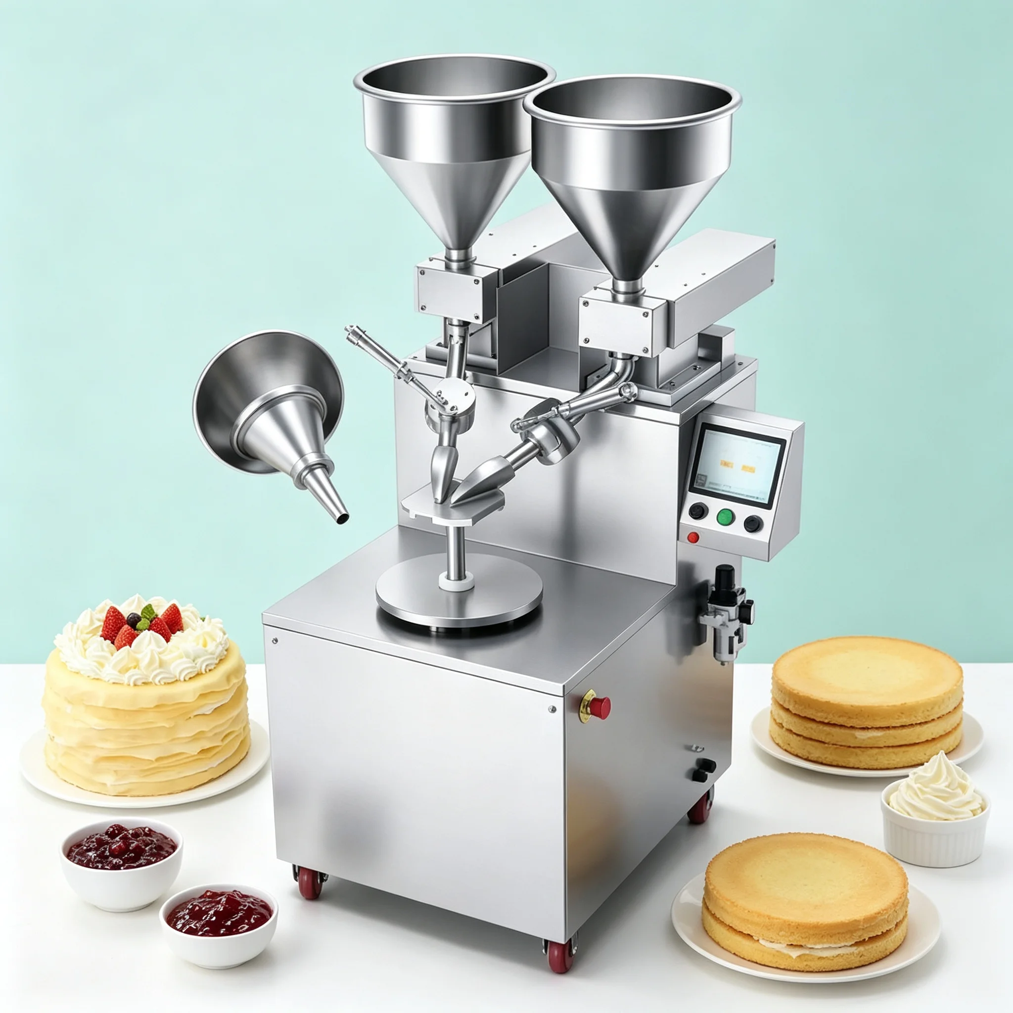 Cake Cream Decorating Machine Reliable Icing Unit For Cake Factory Reduce Manual Operation Error Customized