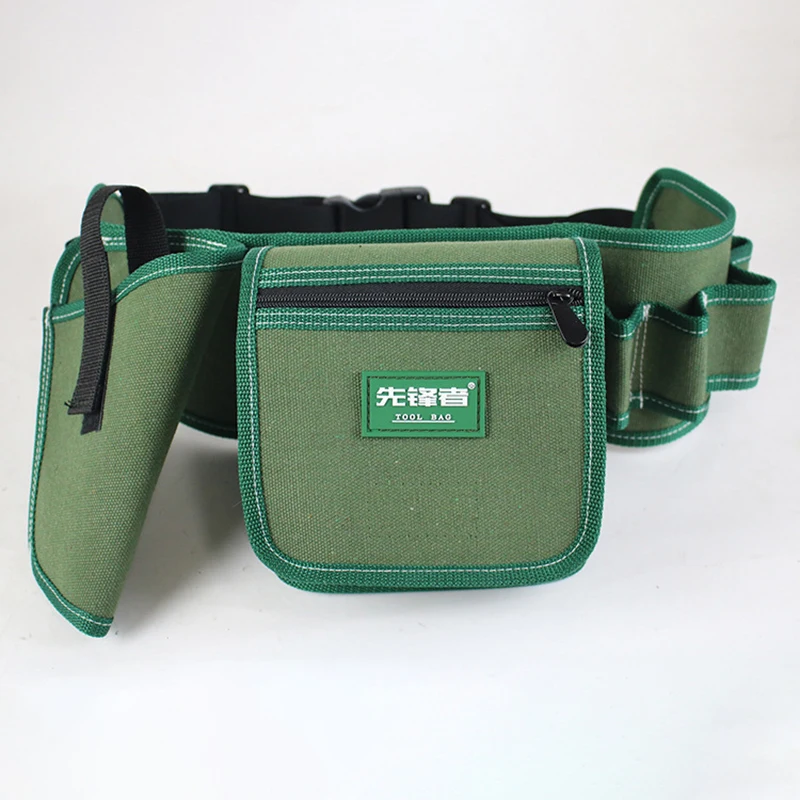 حقيبة خصر عملية من القماش متعددة الوظائف، حقيبة خصر مقاومة للماء، مجموعة أدوات إصلاح الأجهزة، حقيبة خصر للجيب #2