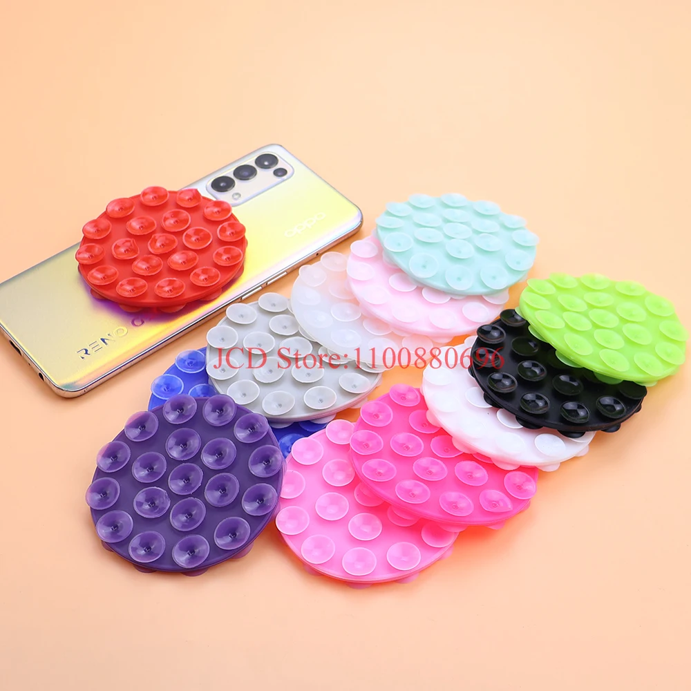 2 أو مزدوج الوجهين كوب شفط دائري دعم سيليكون قوي شفط الهاتف تحديد وسادة شفط قوس كأس الشفط