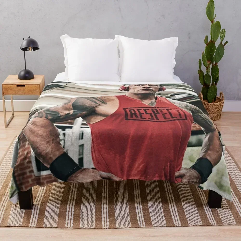 

dwayne johnson Throw Blanket Thin Luxury Designer Blankets