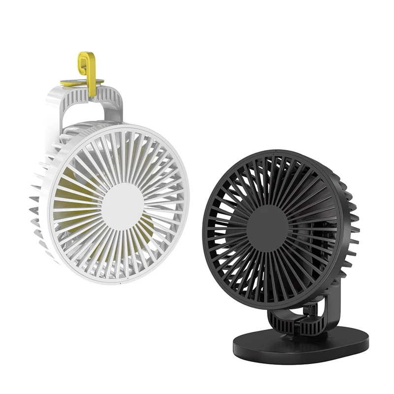 

USB Desk Fan,Rechargeable Clip On Stroller Fan,23 Hours Duration 720 Degree Rotatable Table Desktop Fan