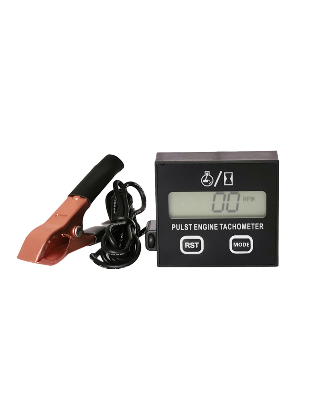 Digital Gasoline Engine Tachometer тахометр Resettable Inductive Contact Tachometer Battery Operated Chain Saw Engine Lawnmower