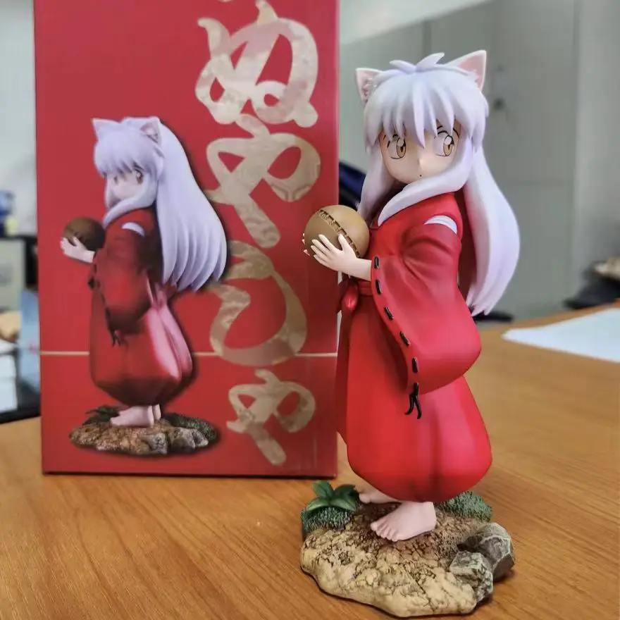 

Childhood Popular Japanese Anime Cute Standing Posture Inuyasha Figure Model Ornament Office Decoration Accessories