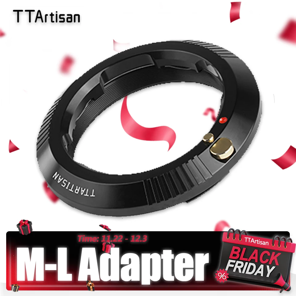 TTArtisan M-L Adapter for Leica M-mount to Sigma FP FPL Leica T TL TL2 SL SL2 CL Panasonic S1 S1M S1RM S1H S1K S5 S5C S5K