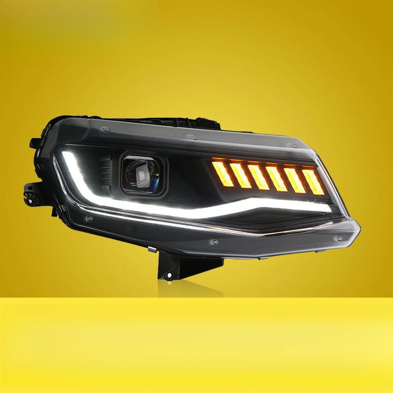 Suitable for Chevrolet Camaro Hornet LED Headlight Assembly 2016-2019 Models Modified Daytime Running Lights Flowing Turn Signal
