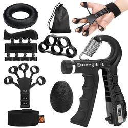 5-60Kg Adjustable Heavy Hand Gripper Fitness Hand Exerciser Grip Wrist Training Finger Gripper Hand Strengthener for Patient