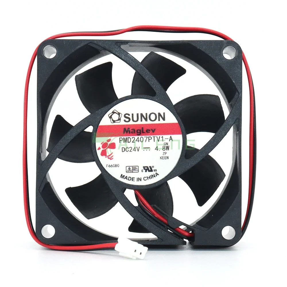 ل sunon PMD2407PTV1-A تيار مستمر 24 فولت 4.8 واط 7025 7 سنتيمتر 70*70*25 مللي متر 2pin 2 أسلاك مروحة التبريد