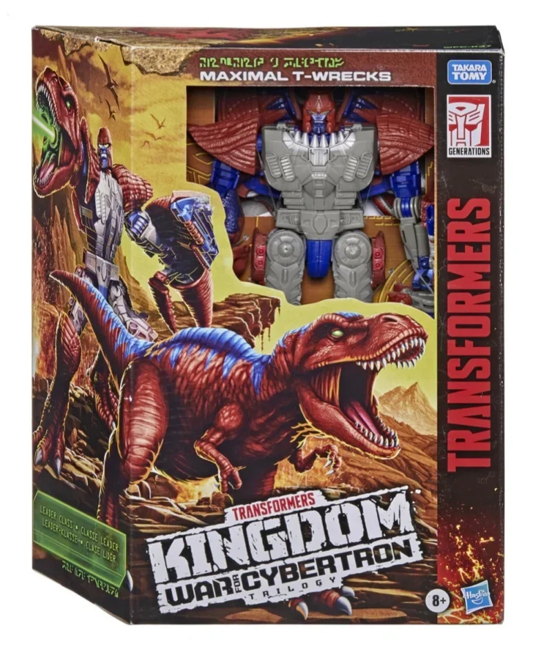 

In stock Transformer WFC-K37 Dinosaur Warrior Action doll Anime characters Toy figure Figure model Exquisite gifts Decorations