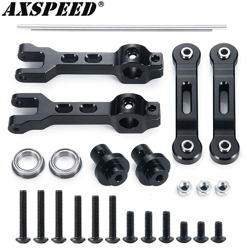 AXSPEED Metal Rear Sway Bar Panhard-Bar Linkage Kit for 1/8 LMT 4S King Sling, Digger Monster 4WD Upgrade Parts
