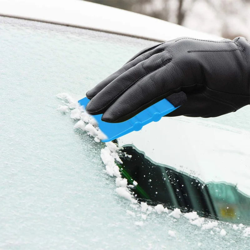 20 Stücke Auto Klebstoff Vinyl Rakel Werkzeug Filzkante Schaber 4 Zoll Wrap Spachtel Blase Entfernung Fenster Tönung Wrapping Werkzeug – Detail 6