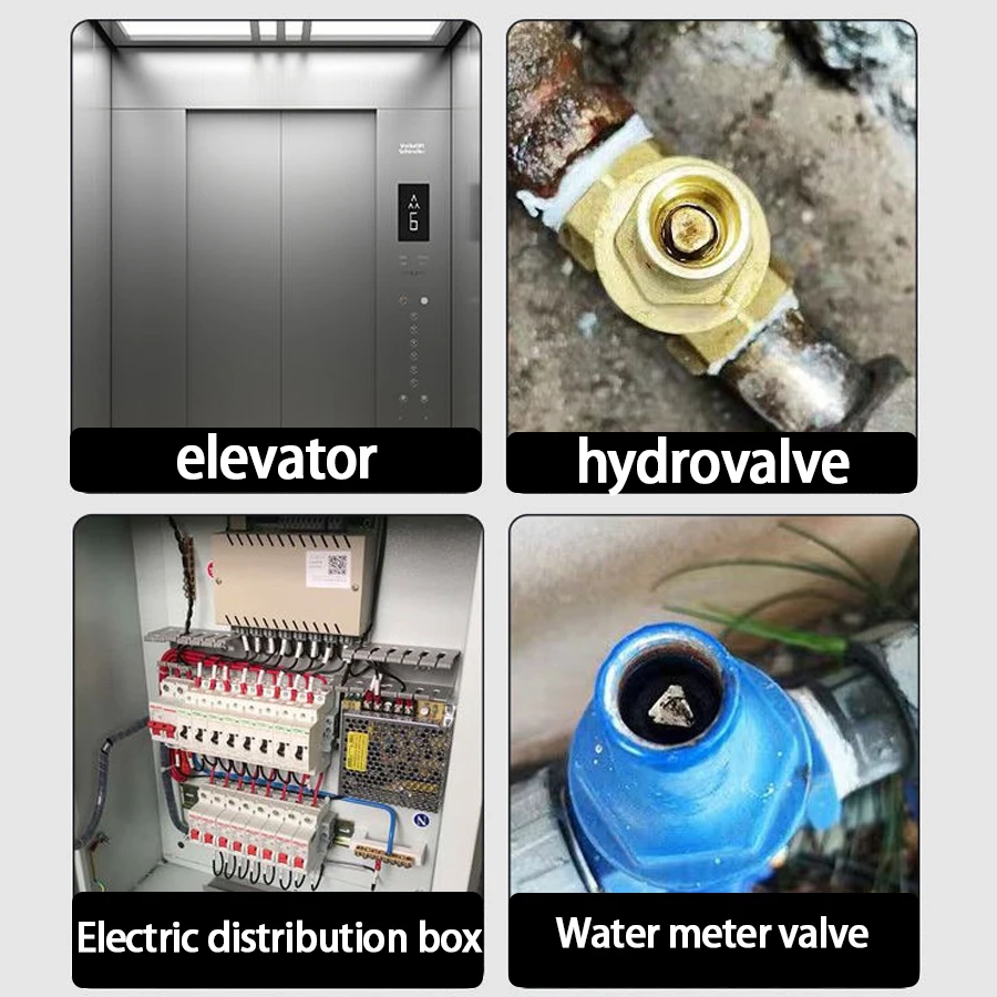 مفتاح ربط متعدد الوظائف أربعة في واحد، يستخدم لأدوات مفك البراغي بصمام المصعد
