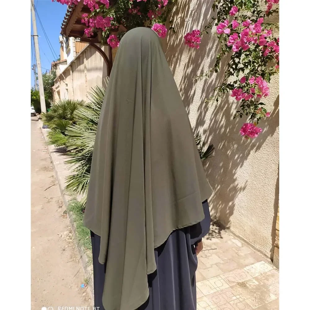 Longue Écharpe de Prière Islamique pour Femme Musulmane, Hijab, Eid Ramadan, tiens imar Saoudien Arabe, Grande Écharpe de Sauna, Niqab Intérieur ab, Robe Abaya du Moyen-Orient