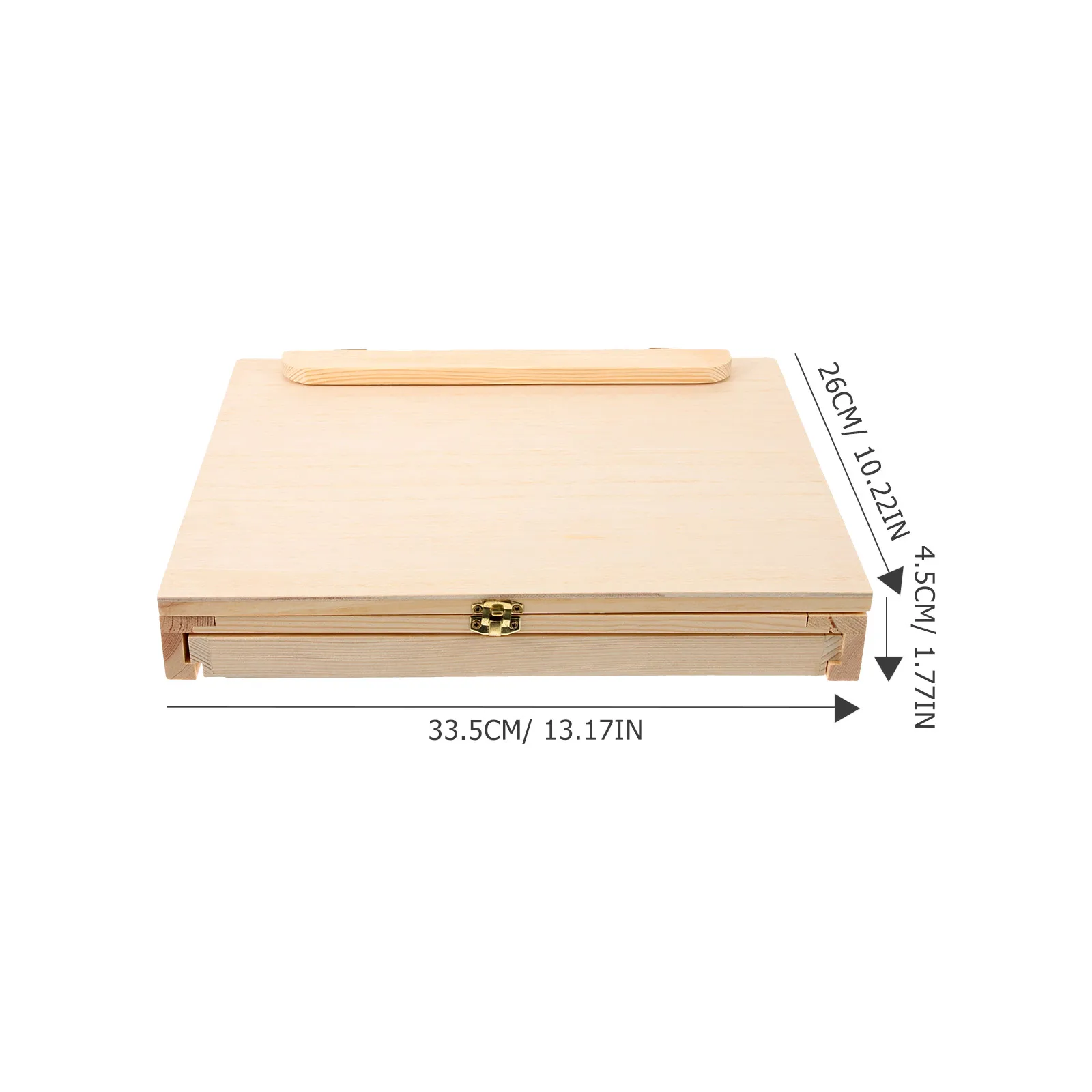 

Pine Easel Artists Drawing Board Oil Painting Box Portable Wooden Boards with Drawer Pencils for Sketching