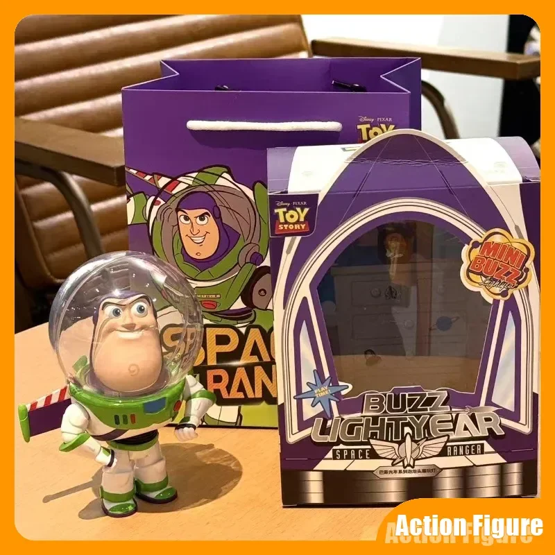 

Martube Pixar Disney Toy Story Buzz Lightyear Hand Made Movable Nightlight Action Figure Art Surprise Decoration Collection Gift