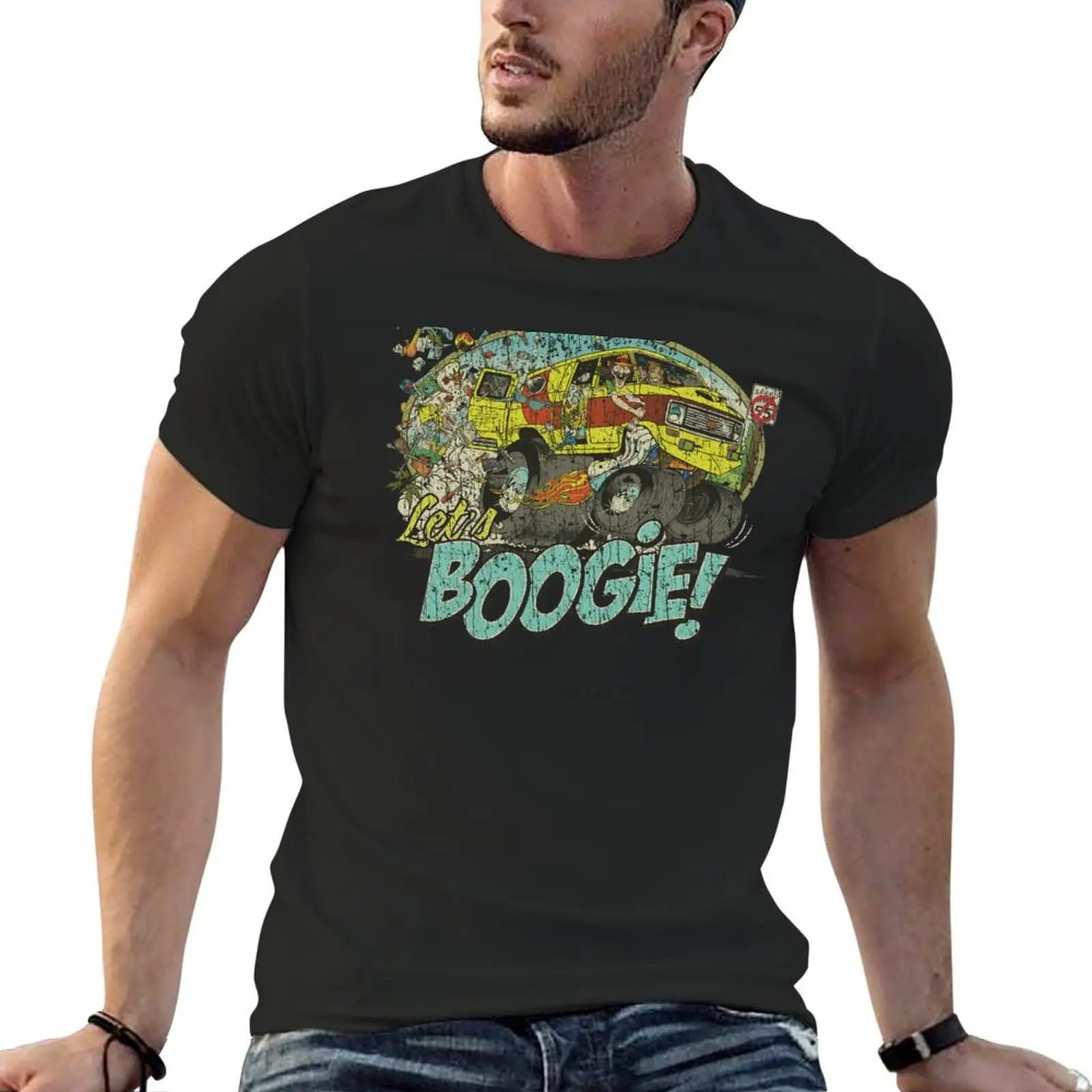 Let's Boogie! 1970 T-Shirt oversized t shirt plus sizes men t shirts