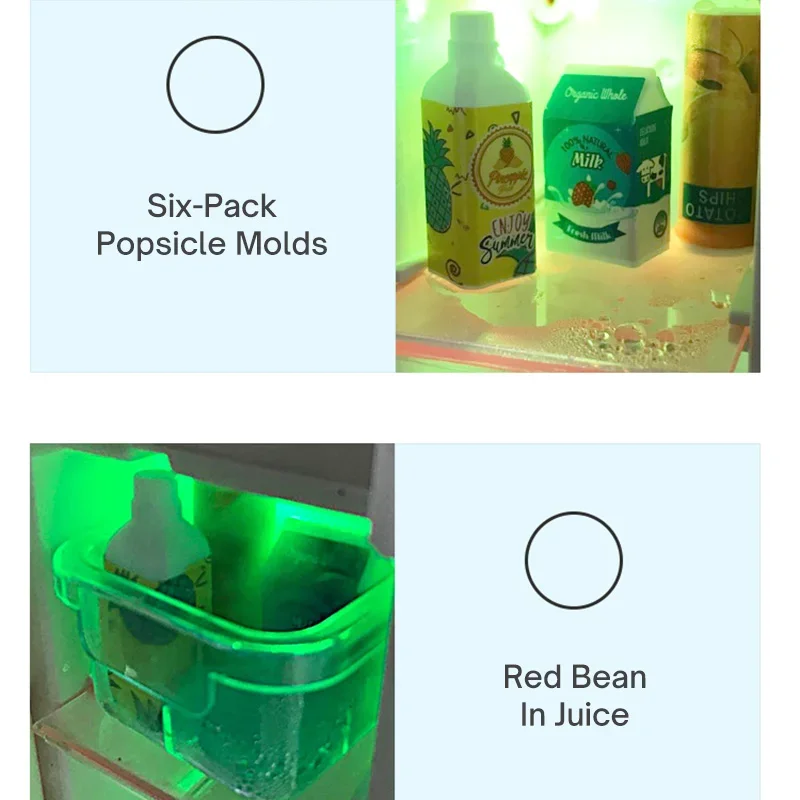 Simulation Refrigerator With Light Spray Fruits Food Ice Maker Children Play House Electric Music Kitchen Toys Set Girls Gifts